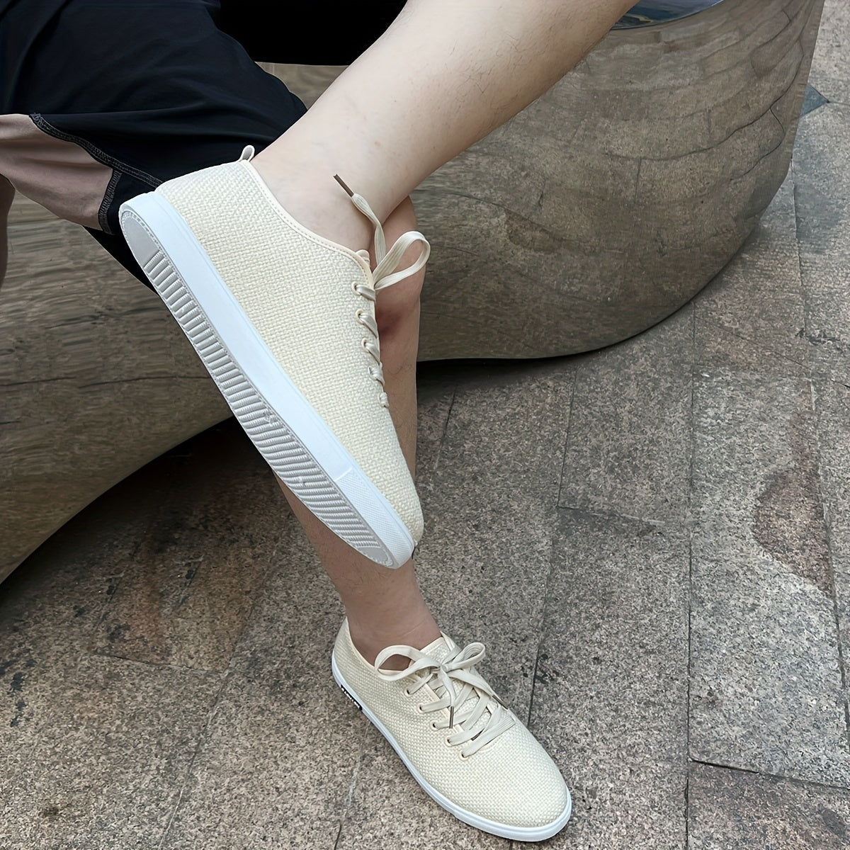 Beige Ultraleichte Freizeitschuhe - Tim