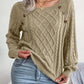 Acrylic Knit Comfort Pullover