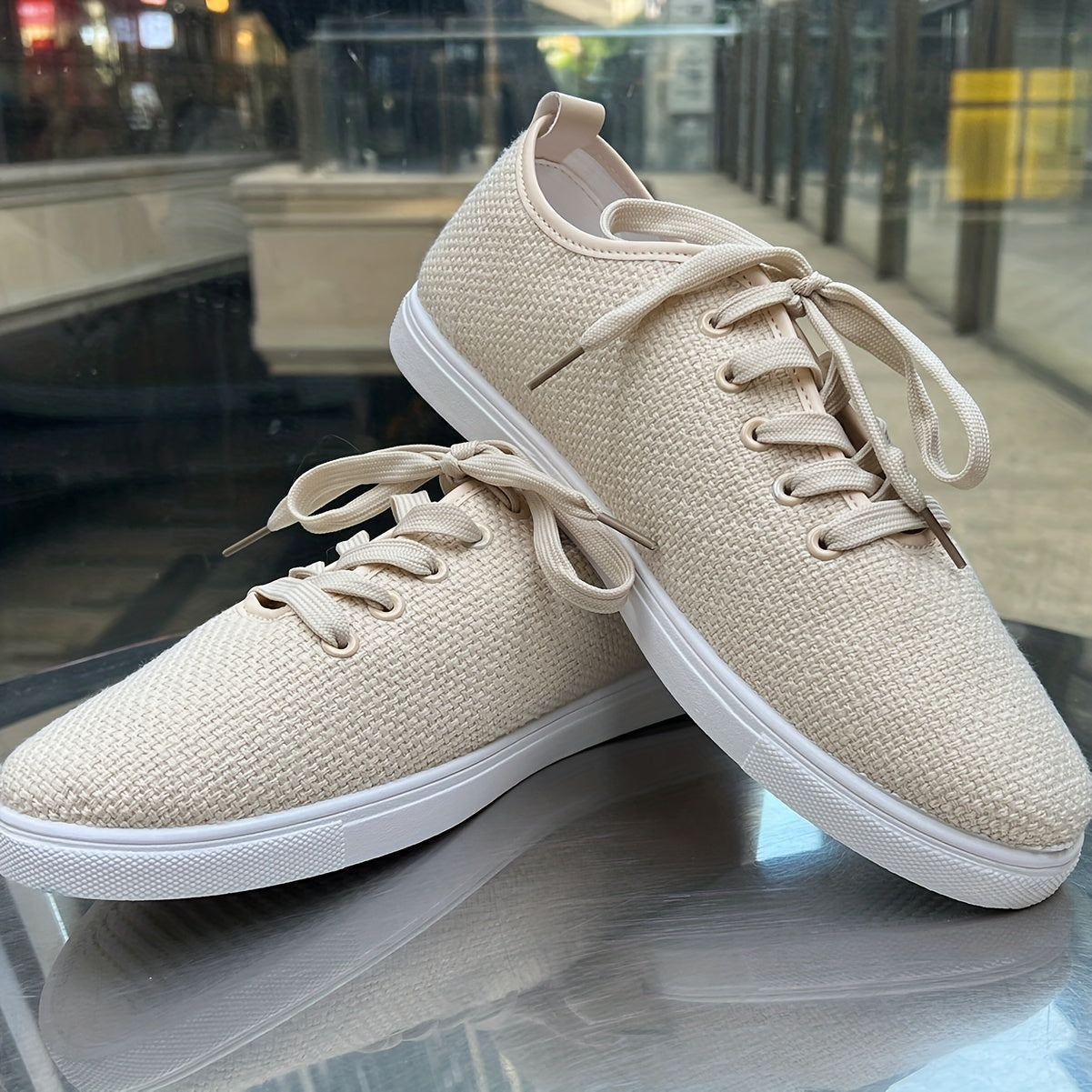 Beige Ultraleichte Freizeitschuhe - Tim