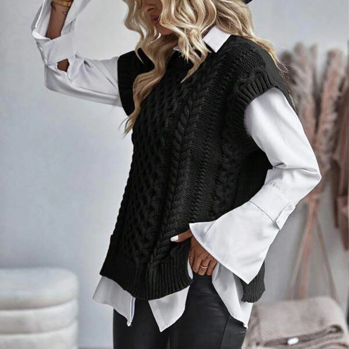 Riya - Ärmelloser Sweater