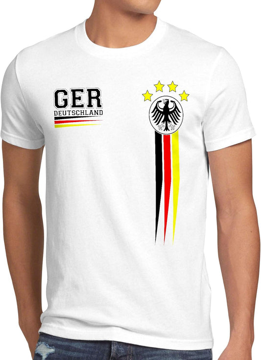 Herren T-Shirt Deutschland Euro 2024 Deutschland Fußball Europameisterschaft Trikot