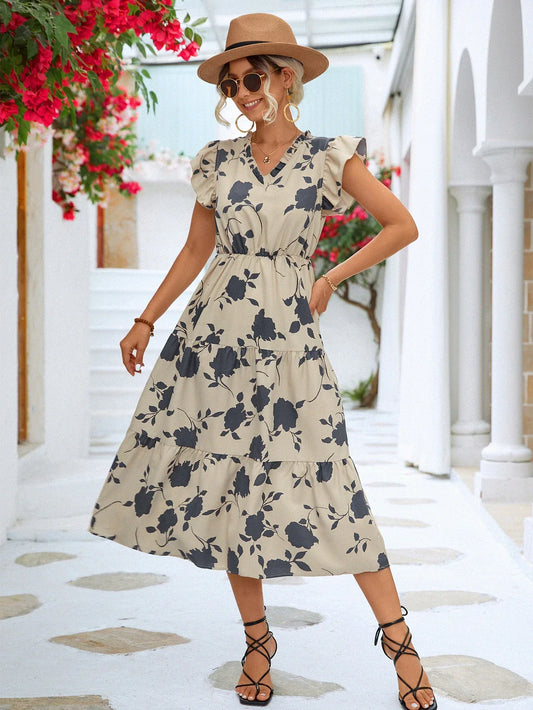 Arya | Elegantes Sommer-Blumenkleid