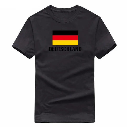 Deutschland  Trikots Nation Team Fans Herren T-Shirt. Sommer Kurzarm  Unisex