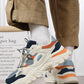 Herren-Sneaker mit Front-Riemen und leichtem Kontrast-Stitching