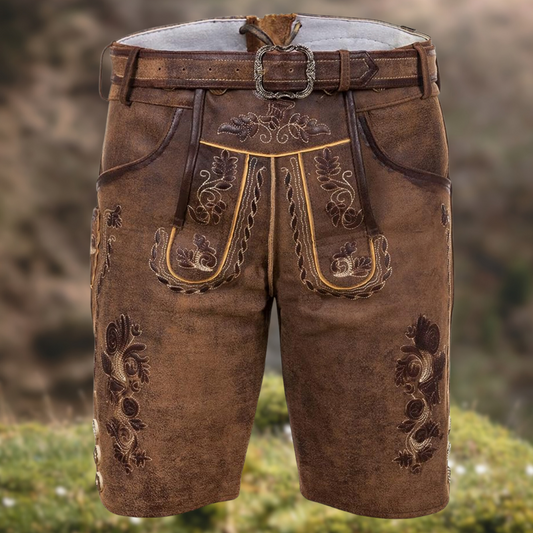 TRACHTIG LEON - Die stylische und einzigartige Lederhose für Männer