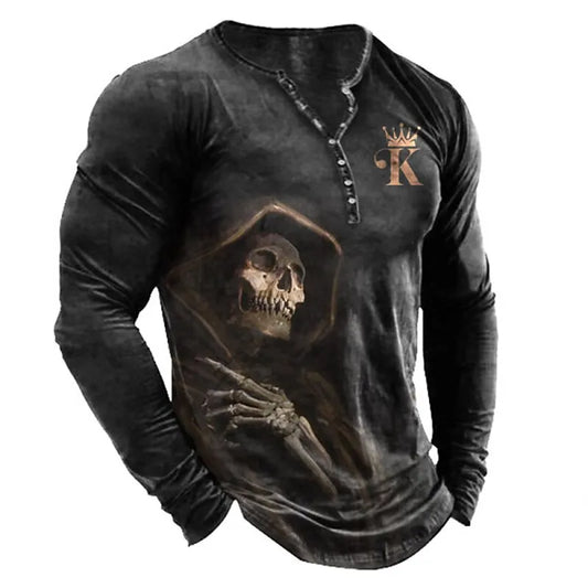 Daryian – totenkopf-sweatshirts für männer