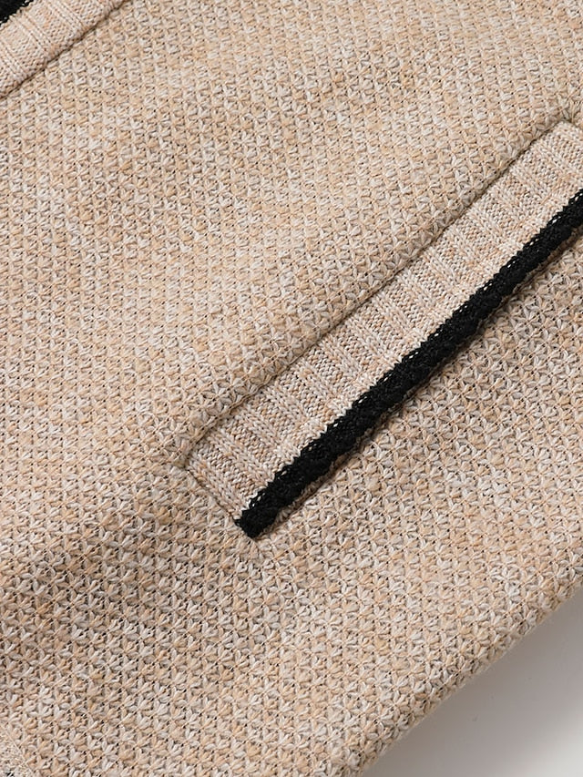 RALPH POLO - Stylischer Zipper-Strickpullover für Herren (italienisches Design)