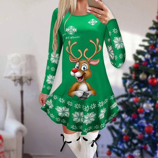 Milica - Elegantes Weihnachtskleid